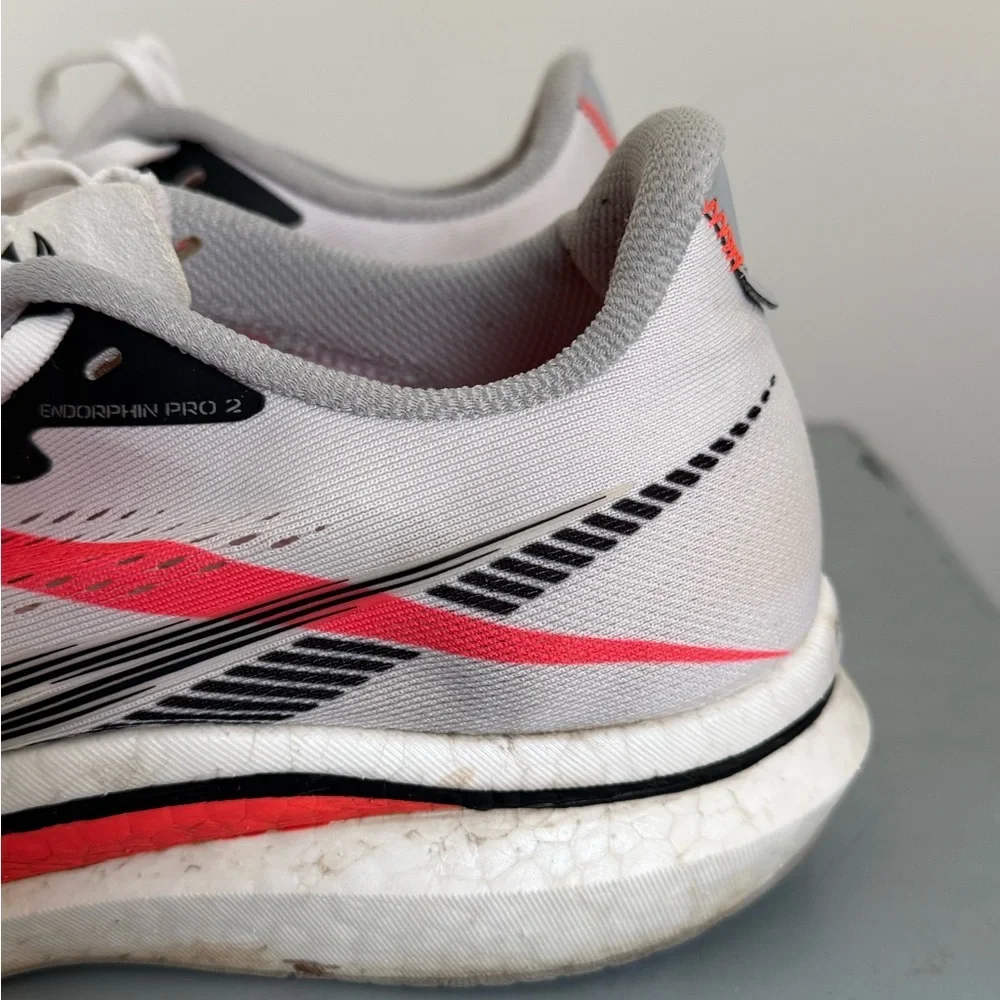 Saucony Endorphin Pro 2 Men’s Running Shoes Sneakers White in Hot Streak 11.5 - Picture 6 of 12